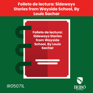 folleto de lectura: sideways stories from wayside school, by louis sachar