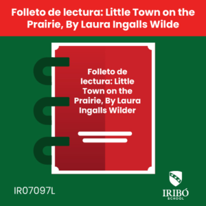 folleto de lectura: little town on the prairie, by laura ingalls wilder